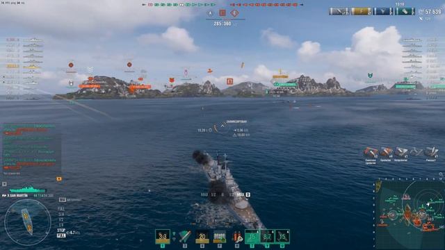 КРЕЙСЕР SAN MARTIN! НЕ ДОХНЕТ,НО НЕ ДАМАЖИТ?! МИР КОРАБЛЕЙ/WORLD OF WARSHIPS смотреть онлайн