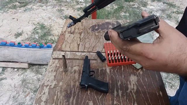 Тестирование новодельных белоносых холостых 5,45х39 смотреть онлайн