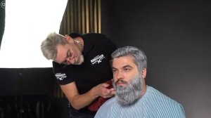 Как стать дедом морозом  |  Белая краска для бороды