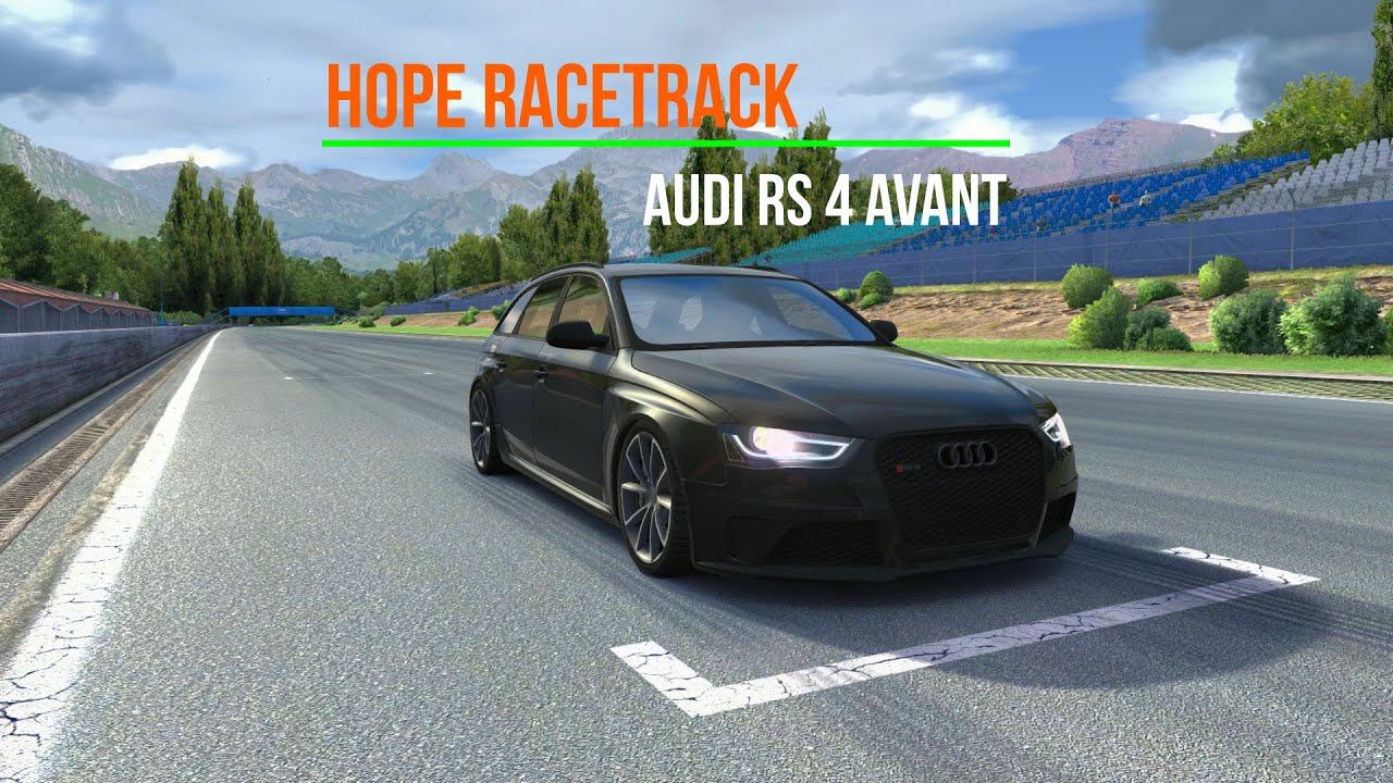 Audi RS4 Avant - Hope Racetrack | Assetto Corsa. смотреть онлайн