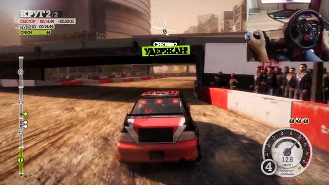 Прохождение #6 Colin McRae Dirt 2 Mitsubishi Lancer EVO IX Япония | Logitech G29+shifter Gameplay