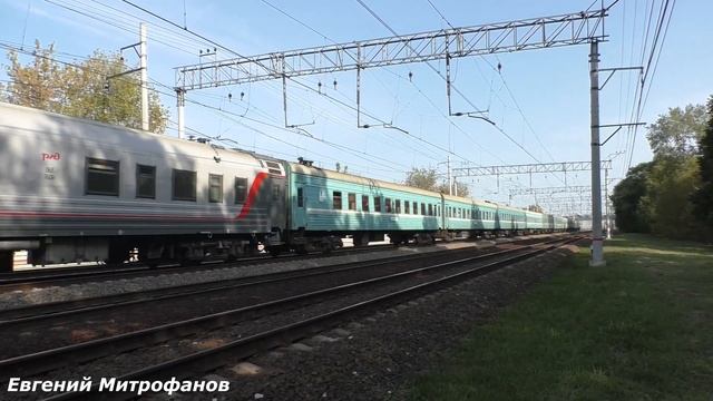Электровоз ЧС2К-812 (ТЧЭ-10) со скорым поездом № 083Ц, Караганды - Москва, КТЖ-"Пасс. перевозки". смотреть онлайн