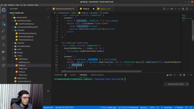 Online React darslari: 10-dars смотреть онлайн
