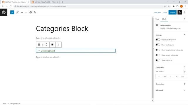 Categories List Block in WordPress 6.1 (BETA) | Show Empty Categories | Name Change смотреть онлайн