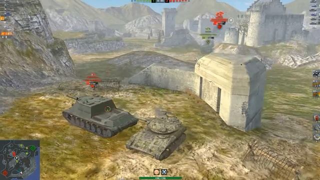 WoT Blitz - Это лучше АРТЫ | Смотрите что творит этот T92E1 | Карта Морской рубеж (WoTB) смотреть онлайн