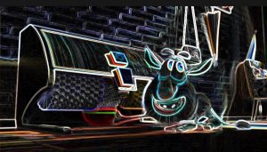 Анимационный мультфильм 3D: Буба играет в Мяч