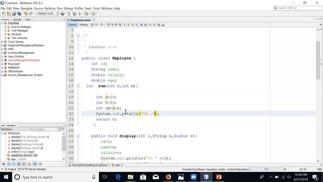 Java Bangla Tutorial Method Overloading Online Class Lecture смотреть онлайн