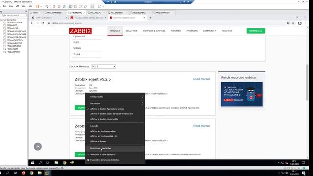 Partie 36 Installation de l'Agent ZABBIX sur Windows 2019 Server смотреть онлайн