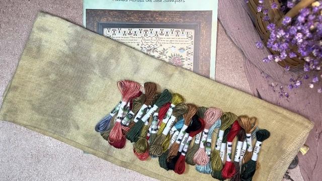 #2. Мои вышивальные запасы - Часть 1 HANDS ACROSS THE SEA SAMPLERS @nicolaparkman смотреть онлайн