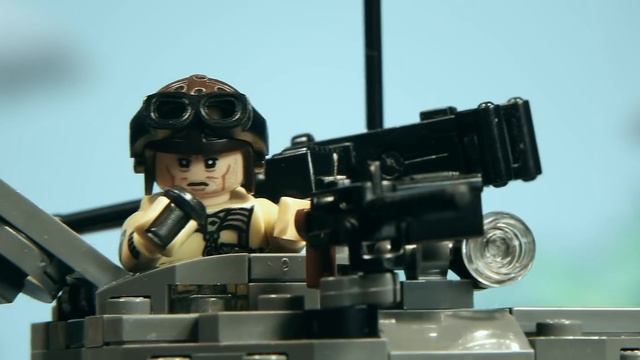 FURY | Lego Battle  - WW2 - Stop Motion