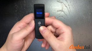 Мини диктофон стерео Ambertek VR250F с датчиком звука