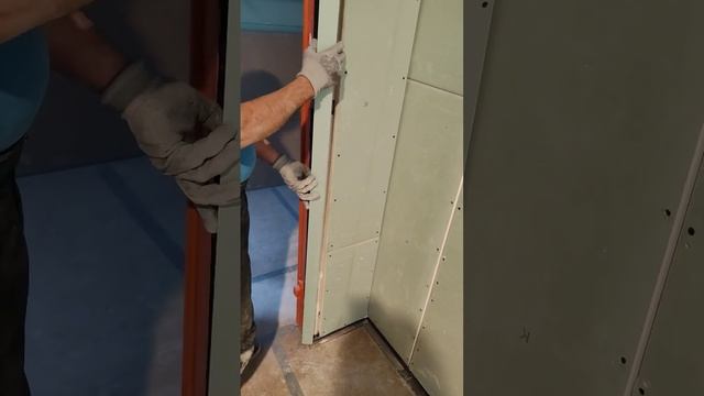 как мы монтируем откосы к #инвизибл дверям