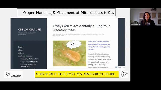 Greenhouse IPM 101, Vol.8: Thrips Biocontrol in Canada смотреть онлайн