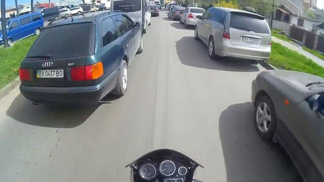♀ Покатушки по Хмельницком ♀ Zongshen ZS250GS смотреть онлайн