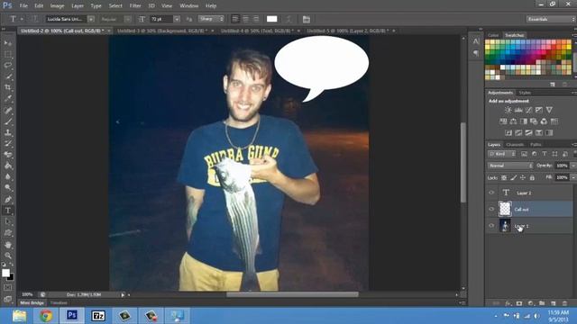 How to Use Layers in Photoshop CS6 : Using Adobe Photoshop смотреть онлайн