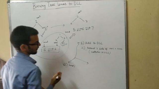 11.b) Convert binary tree leaves of to DLL(Doubly Linked List) смотреть онлайн