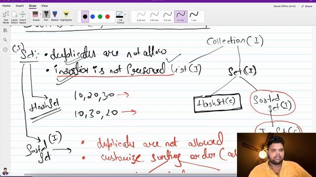 Sorted Set interface | TreeSet class in Java | Collections Framework in Java | collections | #java смотреть онлайн