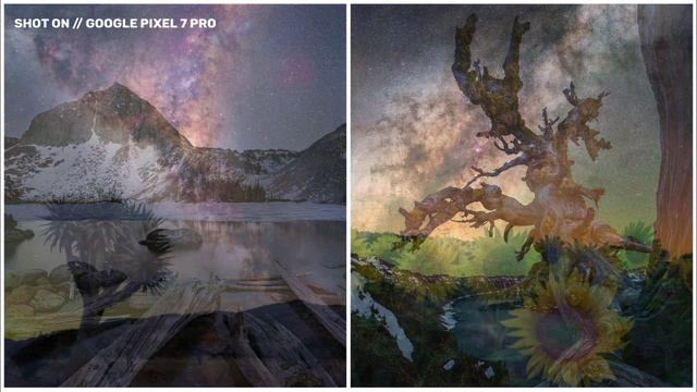 Google Pixel 7 Pro | Night Mode Astrophotography Milky Way In Pitch-Black Darkness