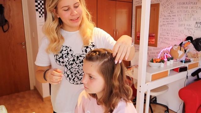 Макияж и прическа для вечеринки за 5 минут. Гениальные бьюти лайфхаки для девочек. смотреть онлайн