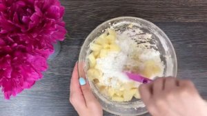 Творожный кекс с ананасом и кокосовой стружкой!