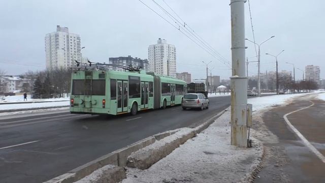 Поломка троллейбуса БКМ 333 (№ 2619) смотреть онлайн