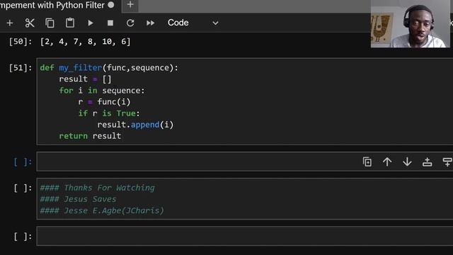 Implement With Python - Filter( ) Function - How filter works смотреть онлайн