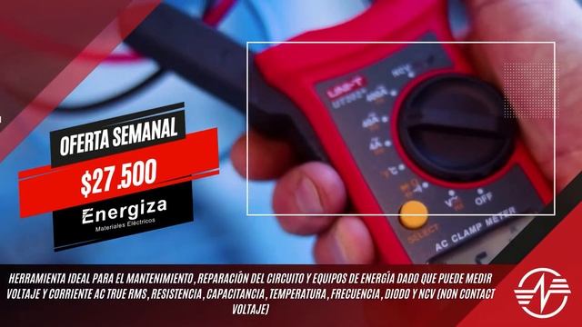 Amperímetro De Gancho 600 Vac Autorango Ut-202+ Uni-t смотреть онлайн
