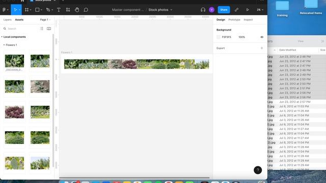 Adding photos to a library in Figma. смотреть онлайн