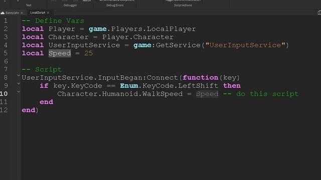 Roblox Scripting | How To Make a Shift To Sprint Script (2019) смотреть онлайн