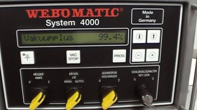 Упаковщик 901615 WEBOMATIC PNC-вакуумный упаковщик смотреть онлайн