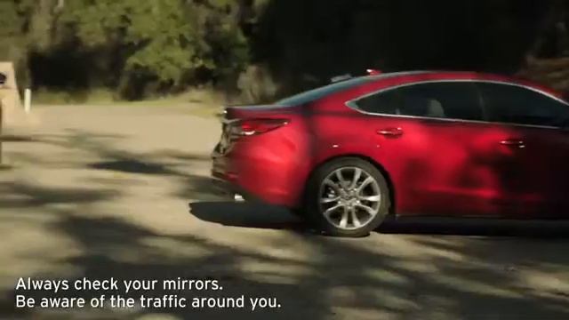Mazda6 — Blind Spot Monitoring System -Demo Video смотреть онлайн