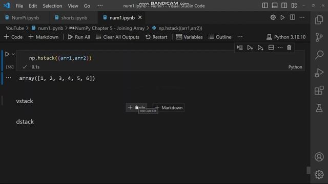 NUMPY Tutorial 5 - Joining and Splitting | Python смотреть онлайн