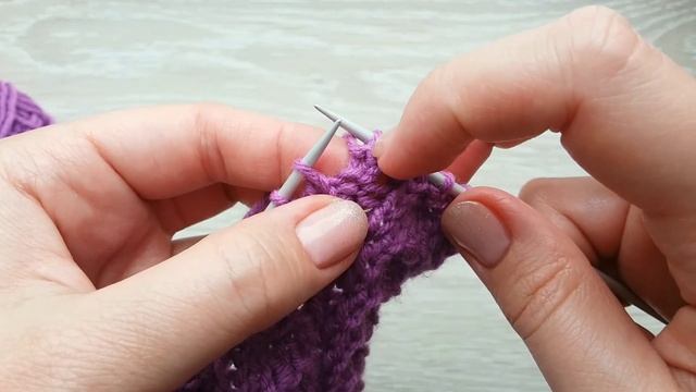 Простой и легкий узор спицами Колокольчики/ Для свитера, шапки, жилета