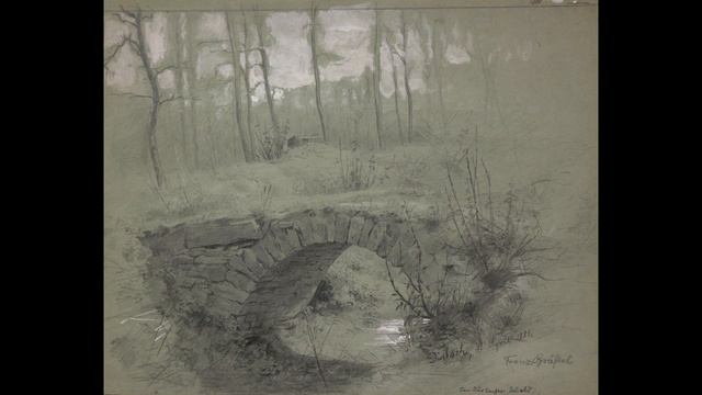 - Quiet ripple in a secret place - / Franz Gräßel (1861-1948), In the forest of Durlach, 1881 смотреть онлайн