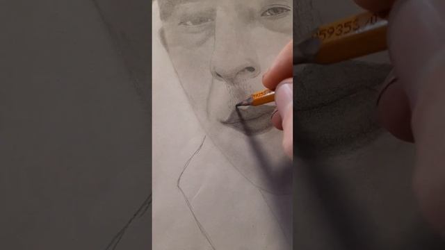 Портрет мужчины карандашом на формате А4 смотреть онлайн