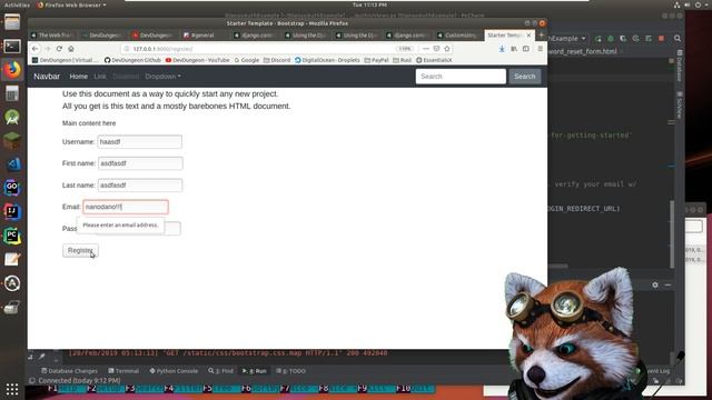 Live Coding: Django custom authentication смотреть онлайн