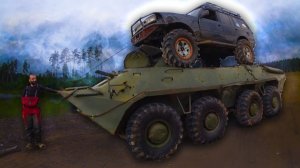 ПОТОПили БТР 70 и LAND CRUISER  8х8 ПРОТИВ 4х4 НЕОЖИДАННЫЙ РЕЗУЛЬТАТ