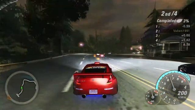NFS Underground 2: Nissan 350Z Tuning and Gameplay смотреть онлайн