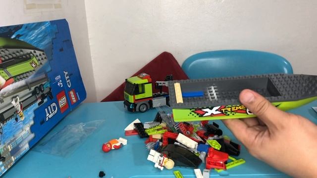 LEGO City Race Boat Transporter 60254