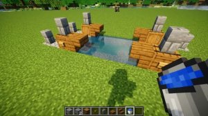 Как построить мост в майнкрафте