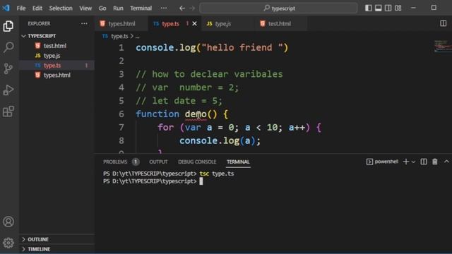 let & var in typescript | let & var in typescript hindi | let & var in typescript playlist #2 смотреть онлайн