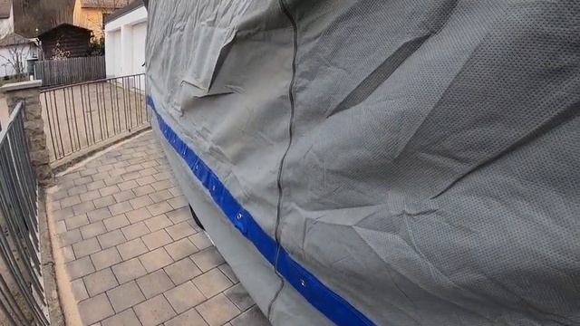 Дом на колесах Wohnwagen укрытие на зиму смотреть онлайн