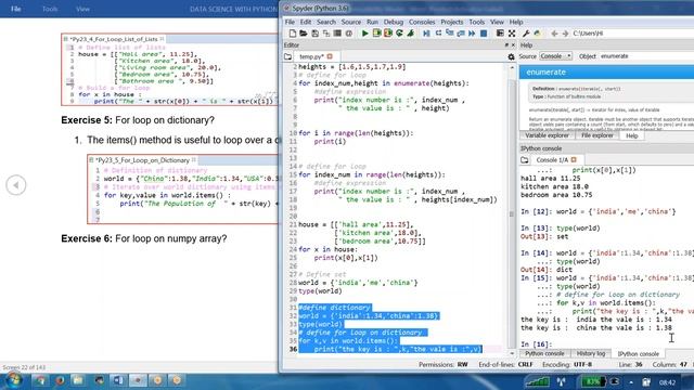 Data Science With Python Tutorial For Loop || rritec trainings смотреть онлайн