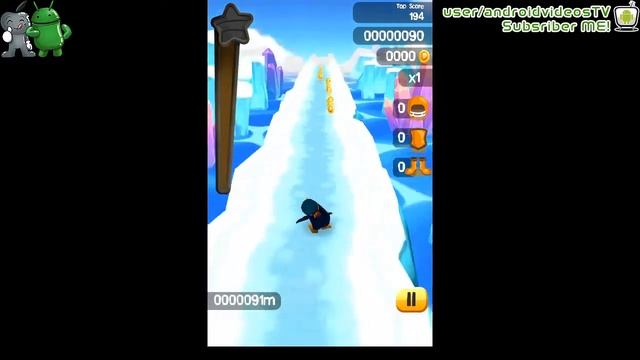Penguin Run for Android GamePlay смотреть онлайн