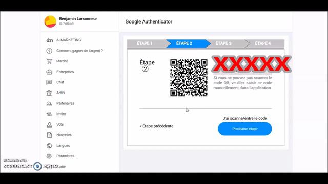 Comment activer la vérification 2FA (AI MARKETING) смотреть онлайн