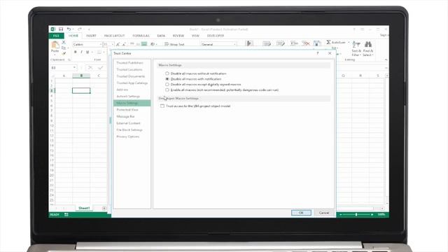Enable Macros in Excel - Excel Tutorial смотреть онлайн