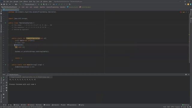 Dynamic Programming :Tabulation approach with Java смотреть онлайн