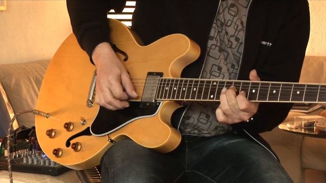 Converted Gibson ES 333 to Burstbucker with Okko Diablo Overdrive pedal Part 3 смотреть онлайн