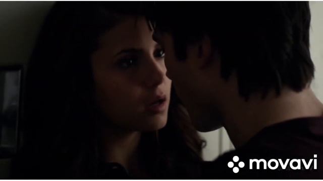 Damon &Elena французский поцелуй смотреть онлайн