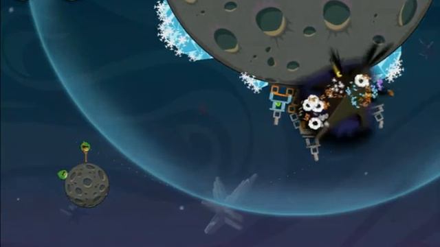 Angry Birds Space - Level 2-18 100% Space Eagle Walkthrough Cold Cuts | WikiGameGuides смотреть онлайн